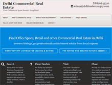 Tablet Screenshot of delhirealestateguy.com